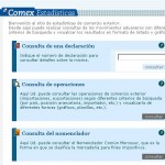 Comex estadísticas Diseño de marca y sitio - Sitio de estadísticas de comercio exterior