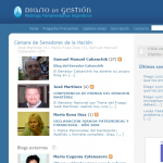 Diario de Gestión Diseño de marca y sitio - Comunidad de Blogs legislativos Diario de Gestión